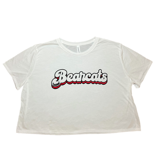 Bubble Bearcats Crop Tee